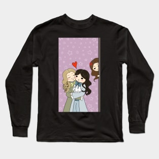 Chibi Monchevy Hidden Love Long Sleeve T-Shirt